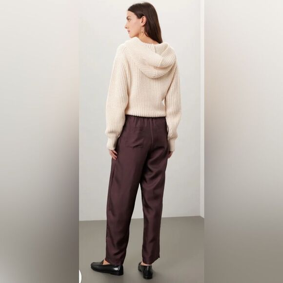 Silk Laundry Slouch Pants Size Small - Picture 3 of 13